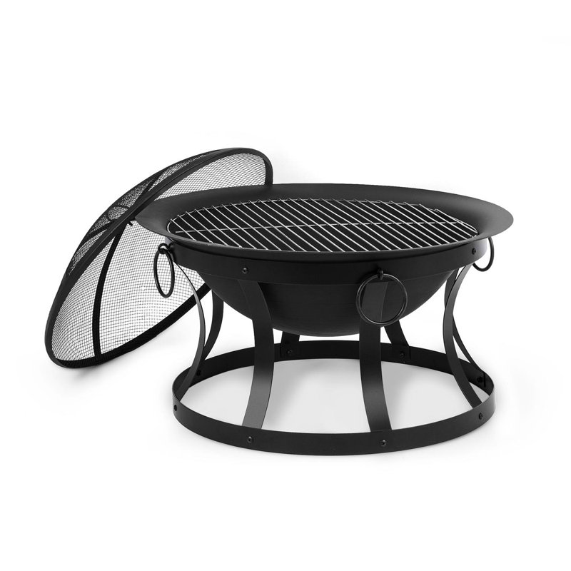 Round Cast Iron Smokeless Fire Pit