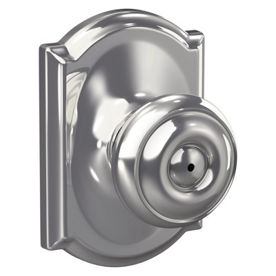 Georgian Privacy Knob with Camelot Trim
