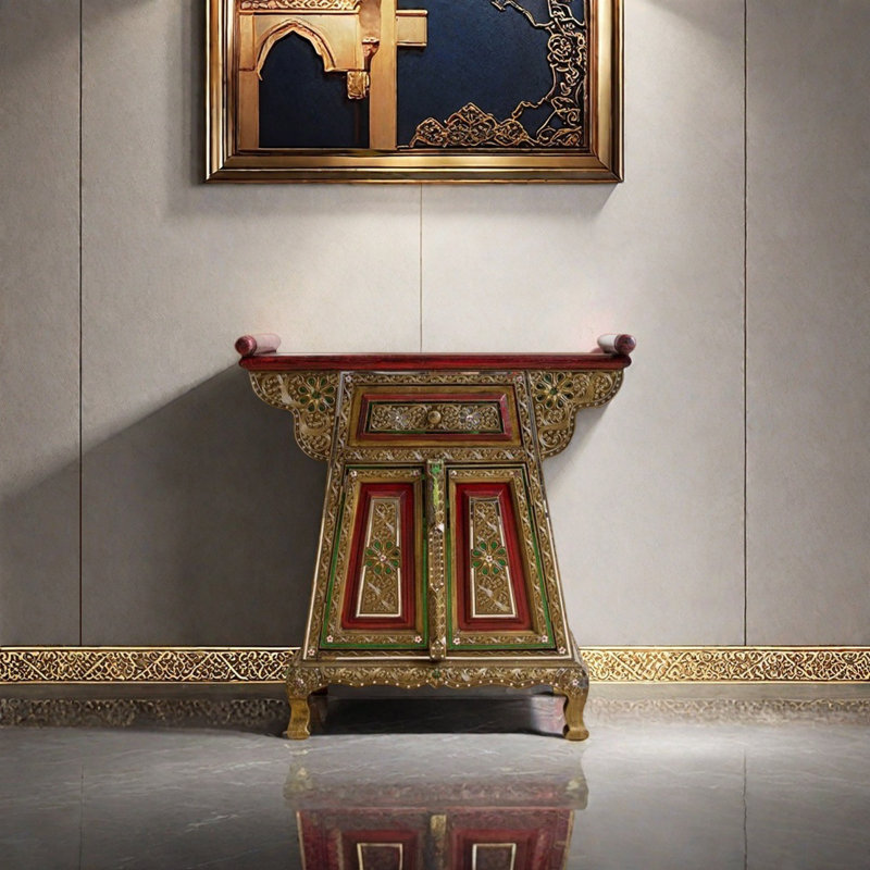 Southeast Asian Multifunctional Console Table