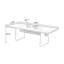 Table de salle à manger rectangulaire en bois massif brun-640288934