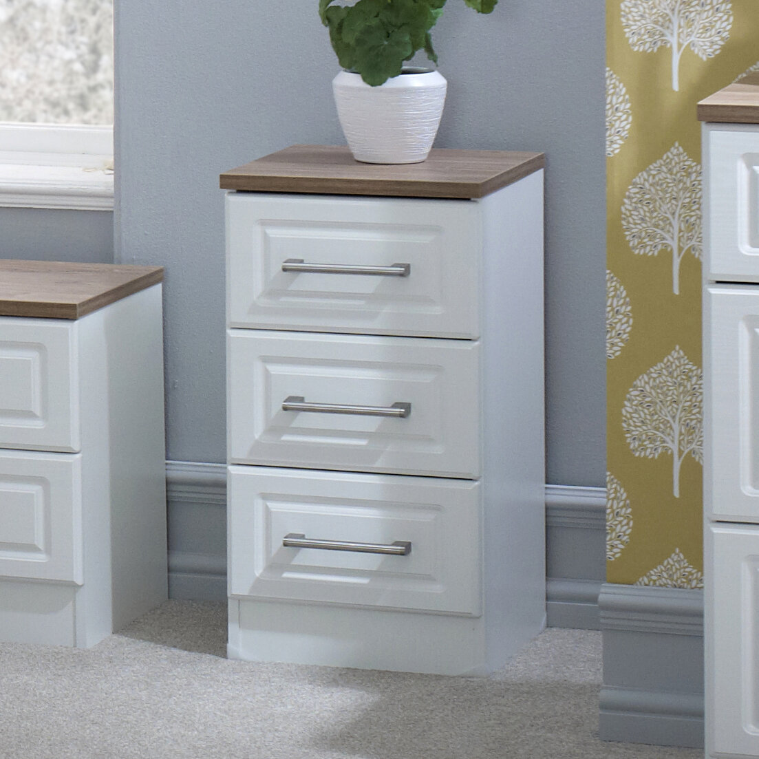 Wayfair 3 drawer on sale bedside table