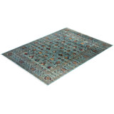 One-of-a-Kind Rectangle 8'9" X 12' Hand Knotted Area Rug