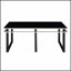 Ensemble de tables basses et de bout modernes 3 pièces avec plateau en verre trempé et structure en métal, parfait pour les salons élégants