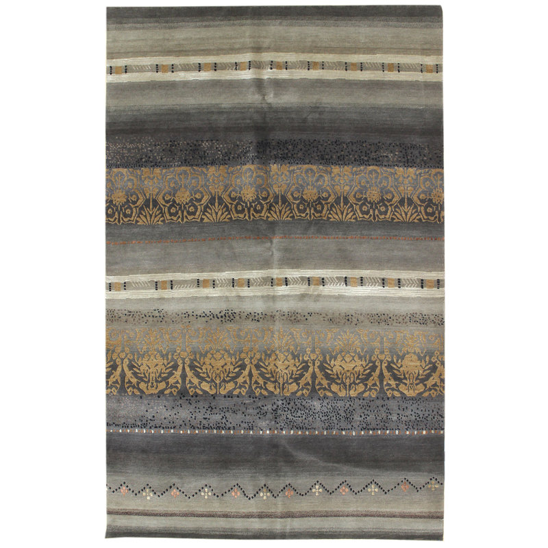 Arabesque One-of-a-Kind Rectangle 6' X 9' Area Rug