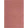 Everyday Solid Machine Woven / Power Loomed Performance Rust Red Rug