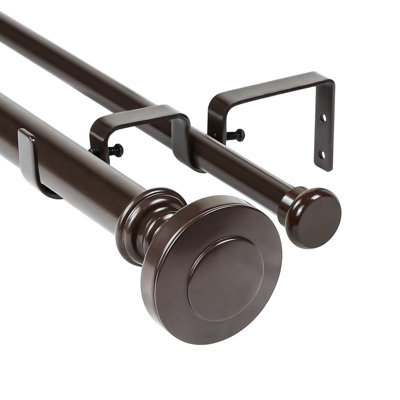Muncy Adjustable Double Curtain Rod