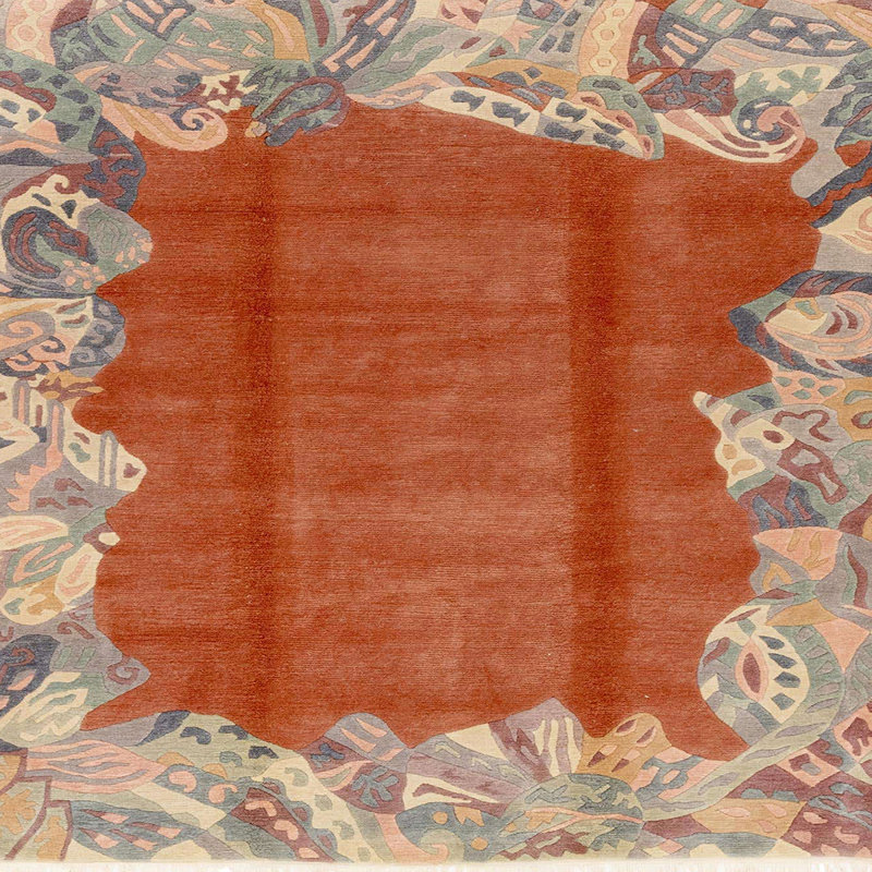 Miladie Abstract Indoor Rug, Square 8'