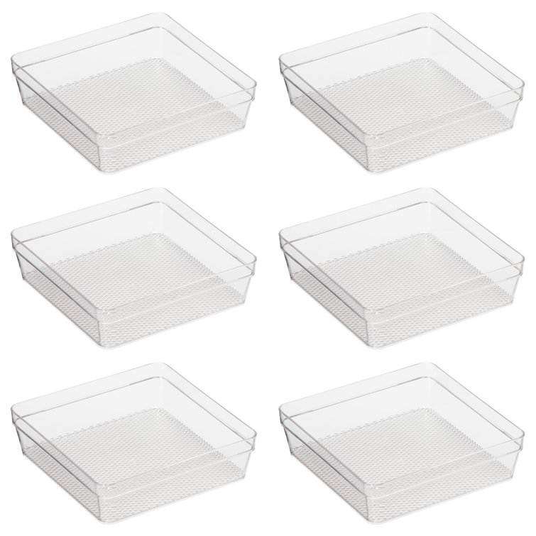 Clear Drawer Organizer, Pack of 2