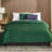Lacoste Tiebreak Twin Size 2-Piece Comforter Set, Premium Cotton Percale Cover with Microfiber Fill, Soft Breathable All-Season, Green-112985309-112985312