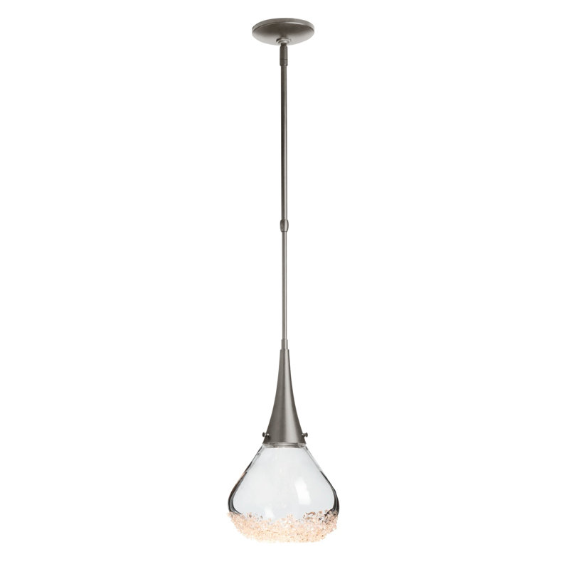 Fritz 1 - Light Single Teardrop Pendant, Natural Iron
