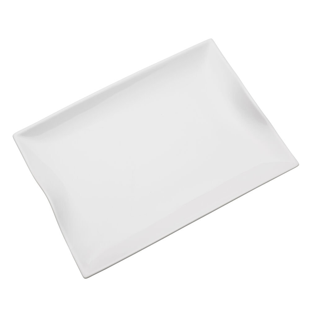 Fitz and Floyd Everyday White Rectangular Serving Platter