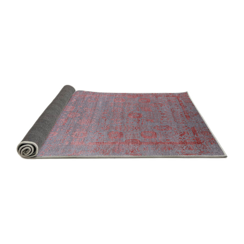 Tapis oriental rouge / gris Hockaday, Rond 3 pi