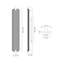 Meuble-lavabo, 34 po, laiton vieilli, verre transparent-378937131