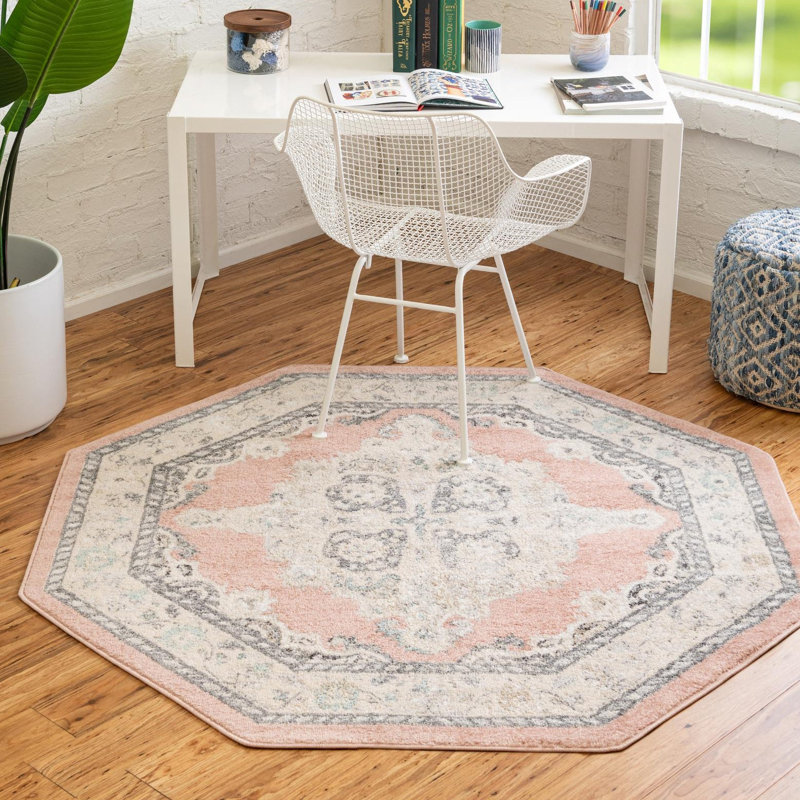 Saira Oriental Indoor Rug, Octagon 7'10" x 7'10"