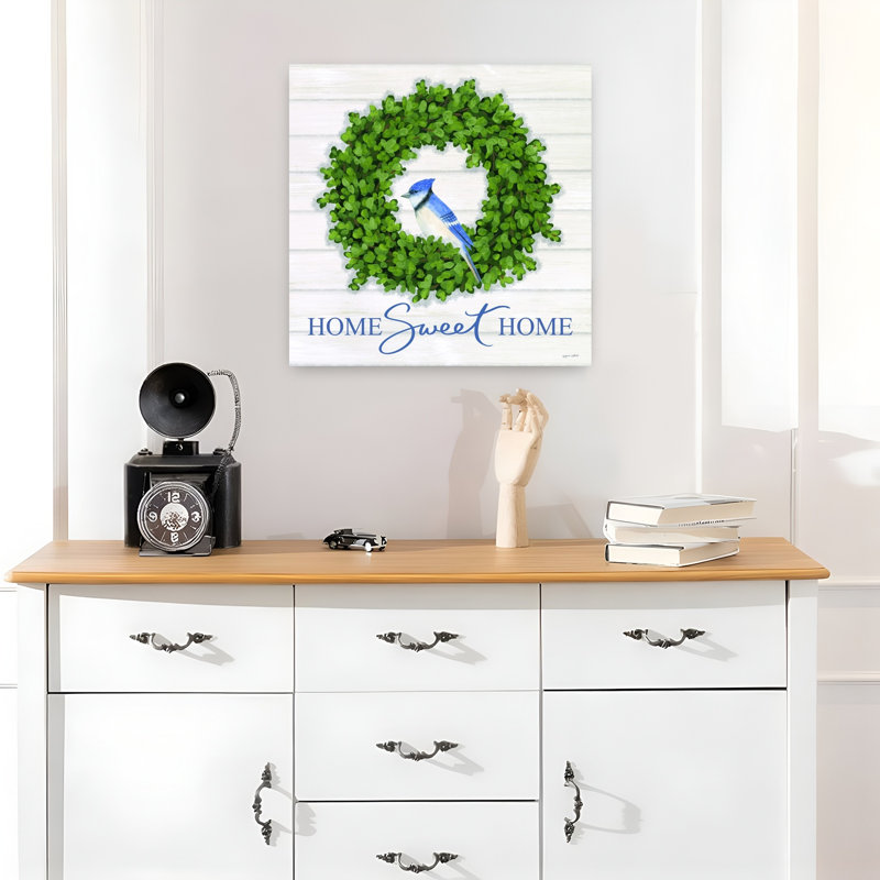 Home Sweet Home Blue Jay, H 18 po x l 18 po