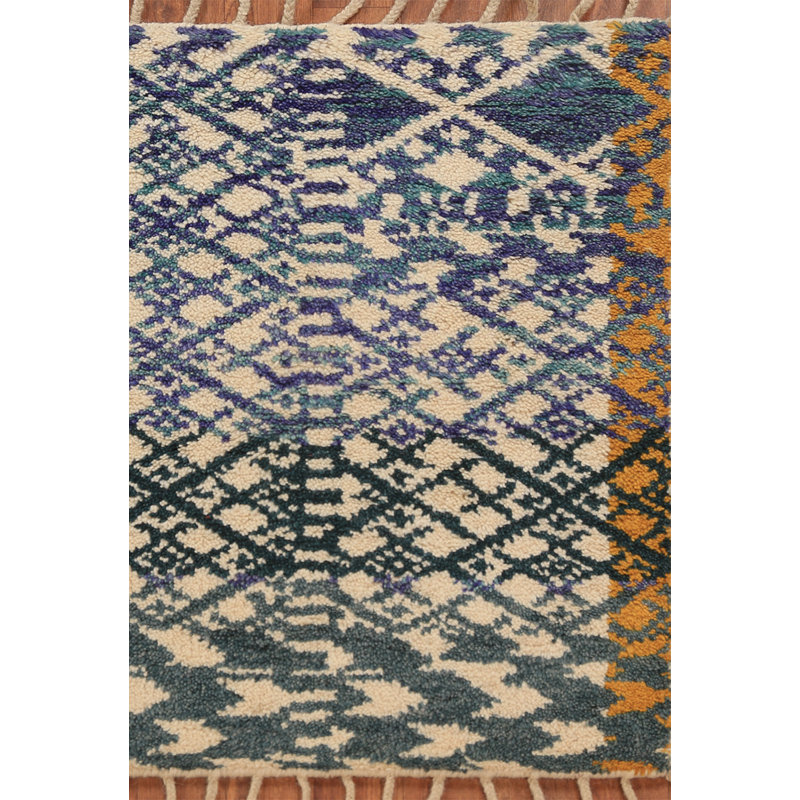 Handmade Moroccan Indian Rug 2x3