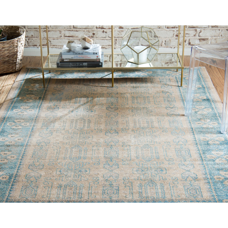 Virpi Geometric Indoor Rug, Rectangle 4'1" x 6'1"