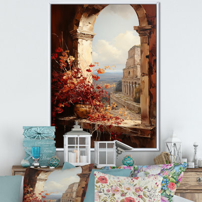 Springtime Roman Empire Landscape II - Italy Wall Art