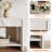 35.4"Wood Console Table With 2 Storage Drawers, And Open Storage Shelf For Entryway-1035166264