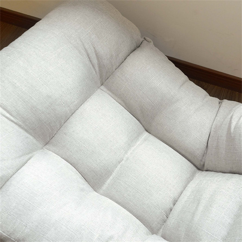 Taska Upholstered Home Theater Seating, Gray Fabric