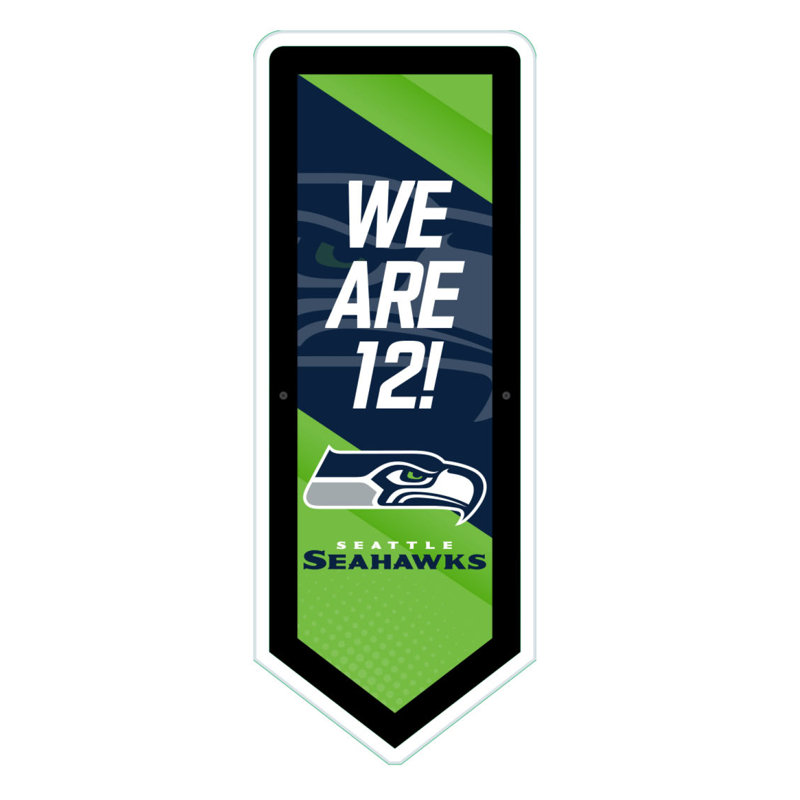 Plaque murale lumineuse NFL, Seahawks de Seattle