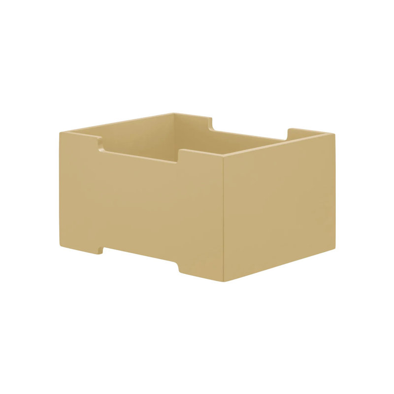 Blomus Box, Yellow, 14cm H x 24.8cm W x 19.6cm D