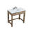 Hudson 36'' Single Bathroom Vanity with Engineered Marble Top-93548960