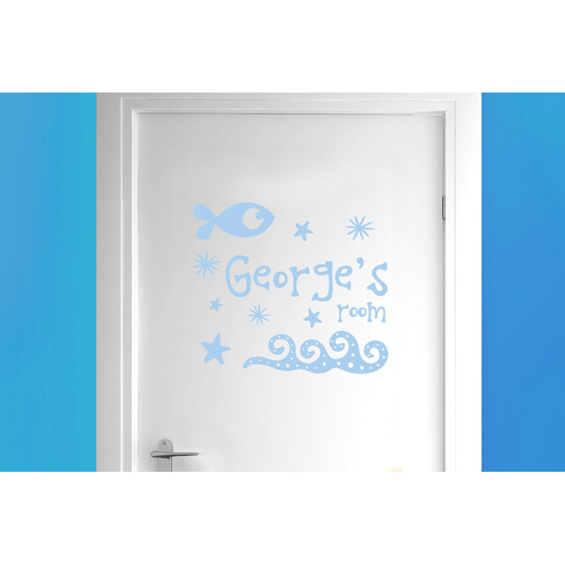 Nautical & Beach Wall Decal, Light Blue