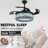 Vandela 42"  Crystal Ceiling Fan with Remote Control, and Reverse Function