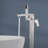Topcraft Floor Mounted Bathtub Filler With Handheld Showerhead-119448294