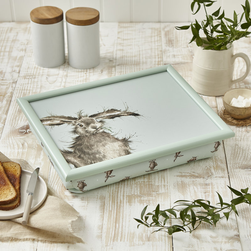Wrendale Designs, Coloured - Hare Cushioned Lap Tray