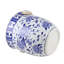 Blue & White Peony Blossom Ice Bucket
