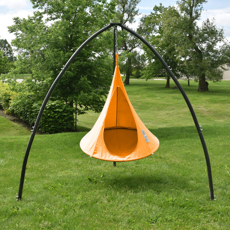 Cacoon - Island Vibe Hanging Chair, 120cm H x 120cm W x 120cm D, Orange