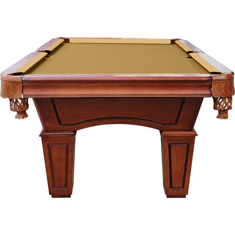 Table de billard en ardoise avec installation professionnelle St Lawrence (valeur de 895 $) incluse, Or, Châtaignier