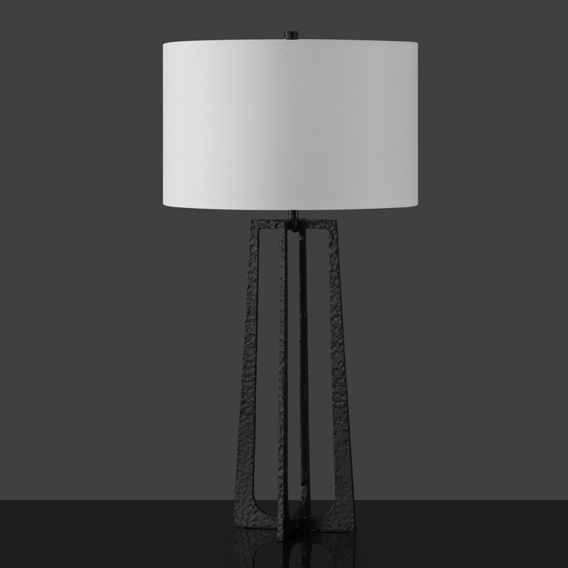 Pollyanna Metal Base Table Lamp, Black