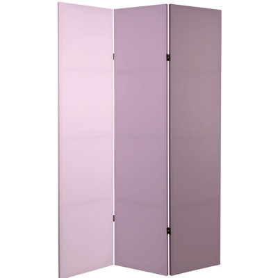 Arlynes 47.25'' W x 71'' H 3 - Panel Folding Room Divider