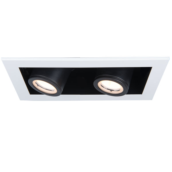 Boîtier encastré Silo, Black/Black, 10W, 3500K