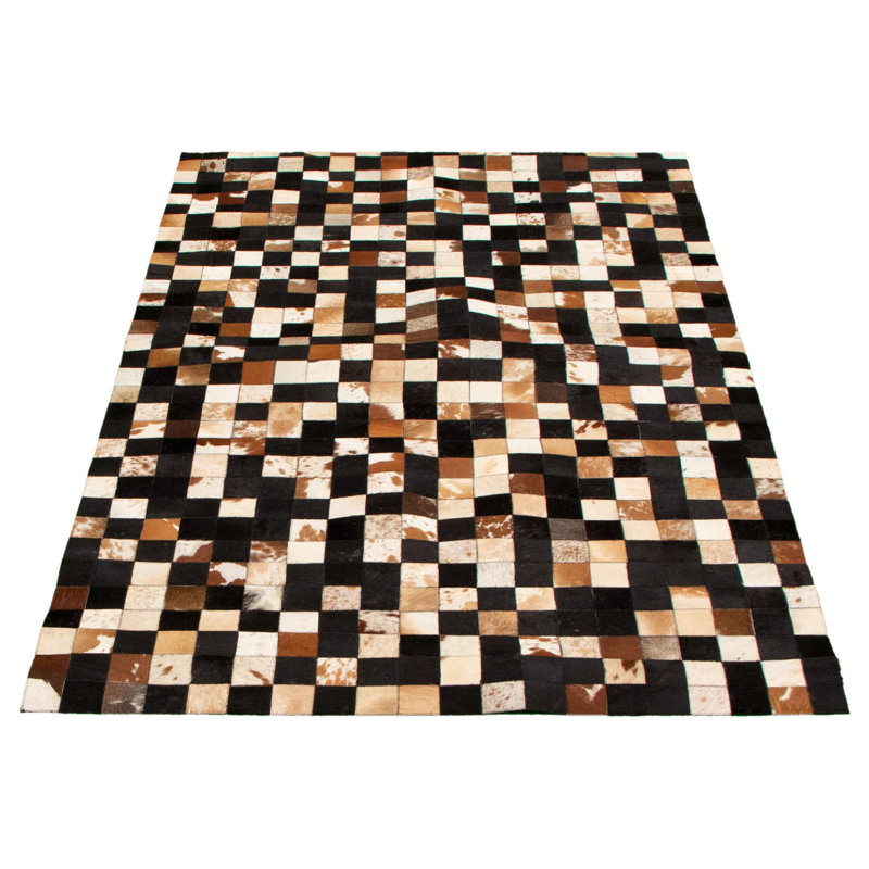 Piero Cowhide Patchwork Indoor Rug