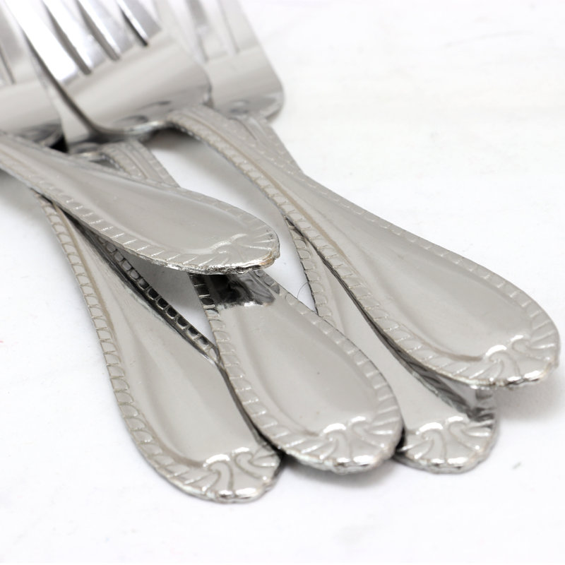 New Wilmington Polished Stainless Steel 24-Piece Flatware Set