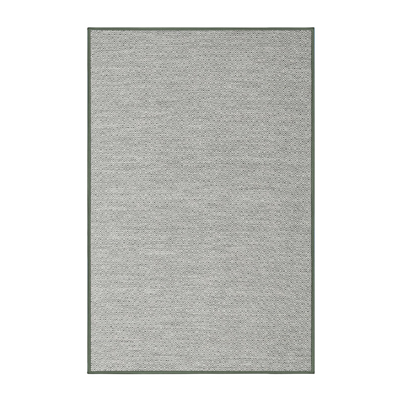Tapis gris zone contemporaine Huges, Rectangle 5 pi x 7 pi