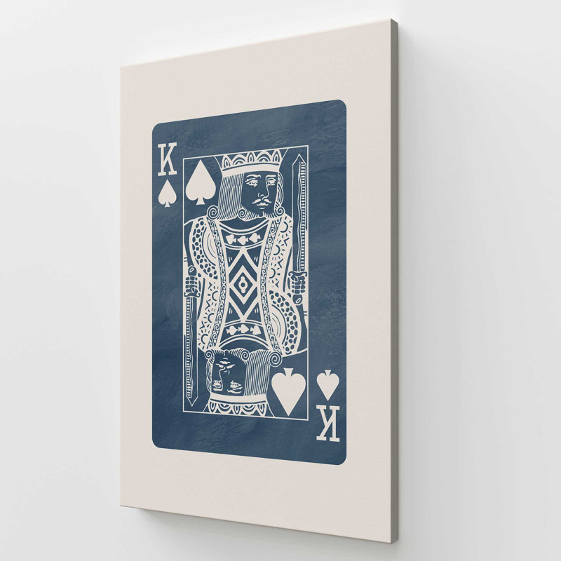 Toile tendue sur toile Denim King, 60" H x 40" W
