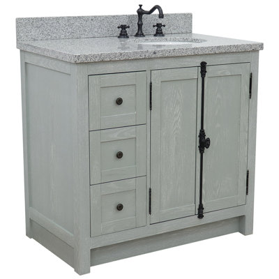 Ensemble de meuble-lavabo simple 37 po Seshadri