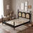 Queen Platform Bed with Headboard-1112058907
