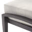 Ensemble de sièges de patio extérieur Sunbrella 5 pièces Venetia - Gris