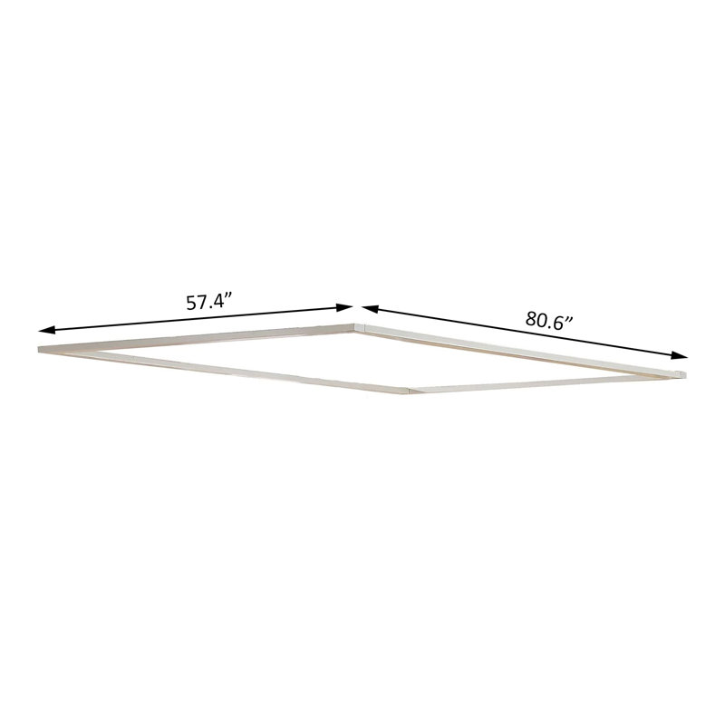 Wooden Canopy in Ivory, Full