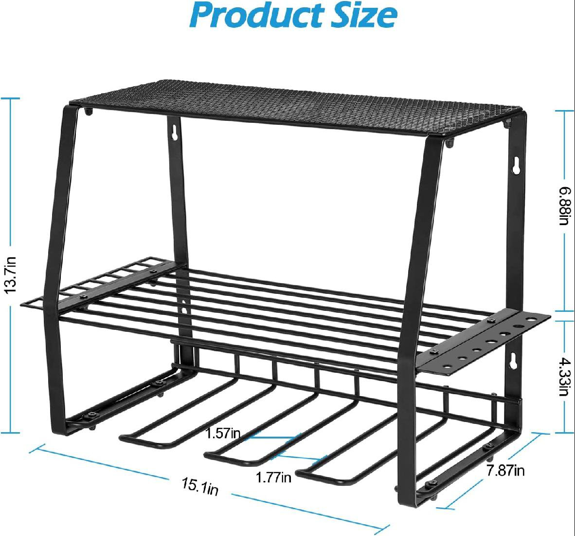 Dewalt Tool Organizer 12 Slots ALL MANUFACTURERS, Power Tool Shelf Storage  System, Clean and Organize Your Shop & Garage, Great Gift for DAD 