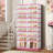 9-Tier 18-36 Pairs Plastic Stackable Shoe Storage Cabinet For Entryway Easy Assembly-2061414981