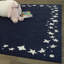 Tapis bleu marine / blanc Lorccan-1578421578-1531893826