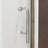 32"-34"W X 72"H Semi-Frameless 180° Rotatable Pivot Shower Door With 1/4 Inches Tempered Glass-120349528