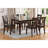 7pcs Dining Set Dining Table 6 Side Chairs